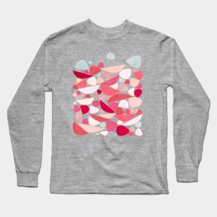 Sea Bed Abstract Design Long Sleeve T-Shirt